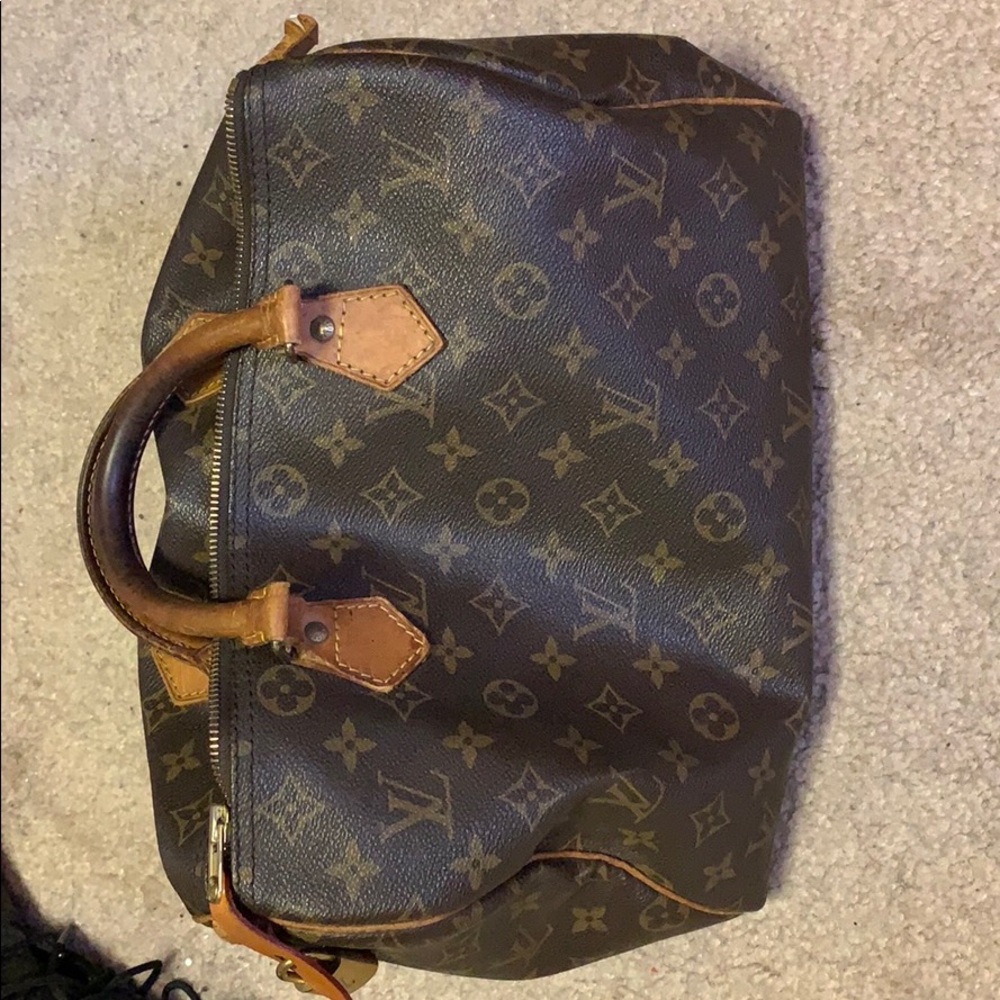 Authentic Speedy 35 Monogram Bag - image 1